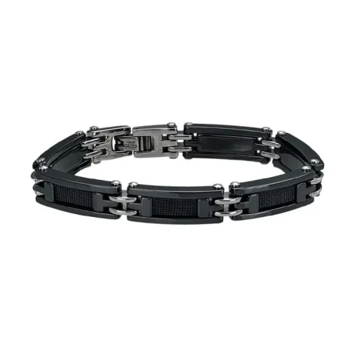 Bracelet Homme JOURDAN ZEPHIR Acier Noir