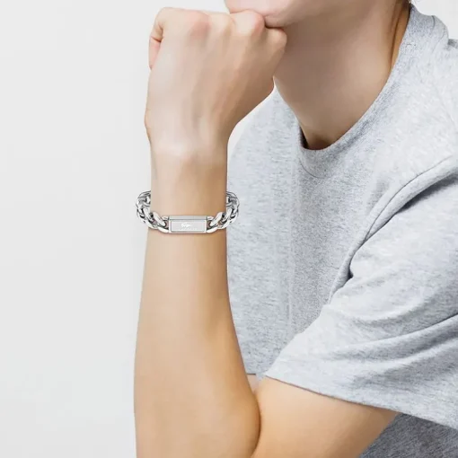 Bracelet Homme LACOSTE Acier Argenté 2040439