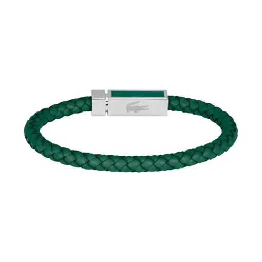 Bracelet Homme LACOSTE Cuir Vert 2040449