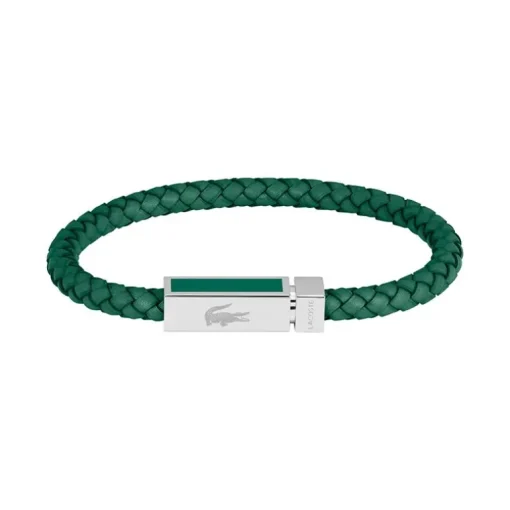 Bracelet Homme LACOSTE Cuir Vert 2040449