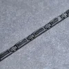 Bracelet Homme PHEBUS Acier Noir Et Câble 35-0973