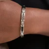 Bracelet Homme PHEBUS Acier Et Carbone Noir 35-0920