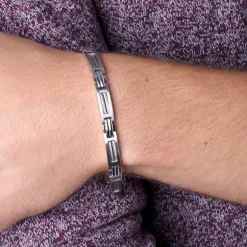 Bracelet Homme Phebus Acier et Câble