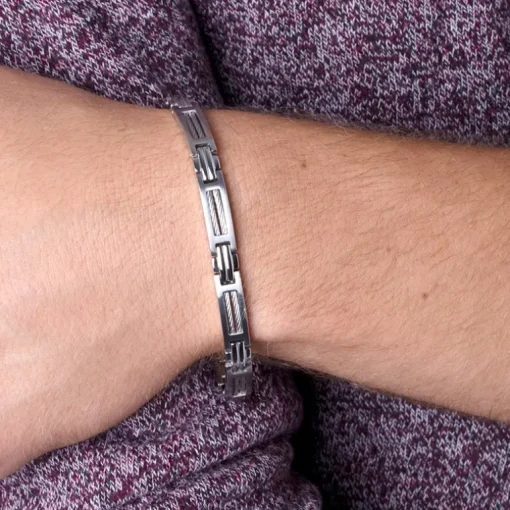 Bracelet Homme Phebus Acier et Câble