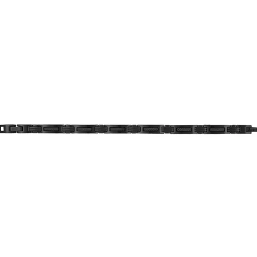 Bracelet Homme PHEBUS Acier Noir Et Câble 35-0973