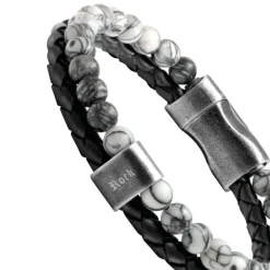 Bracelet Homme ROCHET KARMA Cuir Noir