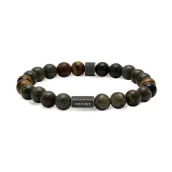 Bracelet Homme ROCHET ZEN Jaspe et Oeil de tigre HB2808