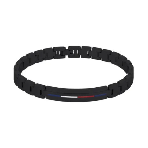 Bracelet Homme TOMMY HILFIGER Acier Noir