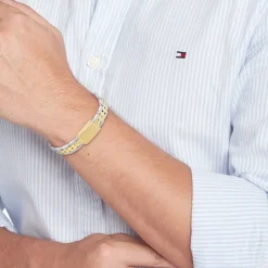 Bracelet Homme TOMMY HILFIGER WATCH LINKS Acier Bicolore