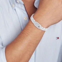 Bracelet Homme TOMMY HILFIGER WATCH LINKS Acier Argenté