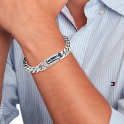 Bracelet Homme TOMMY HILFIGER Acier Argenté