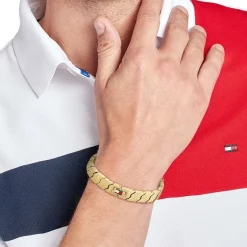 Bracelet Homme TOMMY HILFIGER LARS Acier Doré 2790620