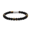 bracelet homme Zen ROCHET Agates et œil de tigre
