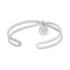 Bracelet Jonc Femme LES CADETTES PERROQUET AJOURÉ Laiton Argenté