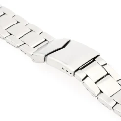 Bracelet Paillasson Full satiné SEASTAR 20mm Acier Anse tube 22mm