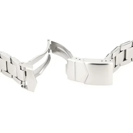 Bracelet Paillasson Full satiné SEASTAR 20mm Acier Anse tube 22mm