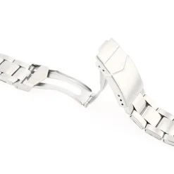 Bracelet Paillasson Full satiné SEASTAR 20mm Acier Anse tube 22mm