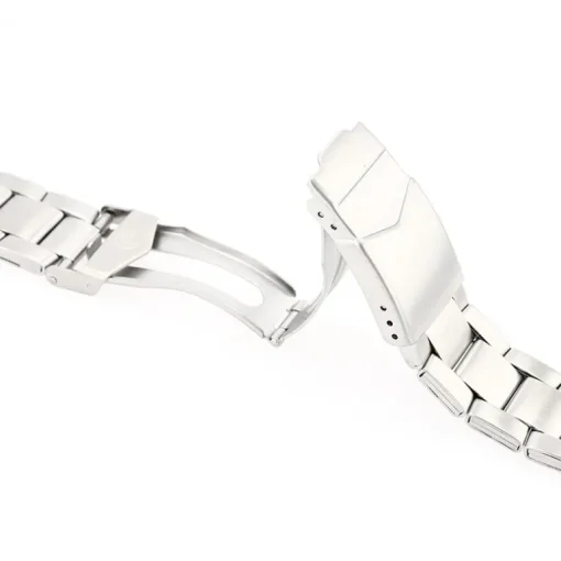 Bracelet Paillasson Full satiné SEASTAR 20mm Acier Anse tube 22mm