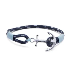 Bracelet TOM HOPE ICE BLUE S ARGENT 925/1000 et Cordon