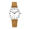 Certus Montre Femme Acier Cuir Marron 644444