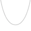 Chaîne ARGENT 925/1000 Forçat diamantée 1.90 mm