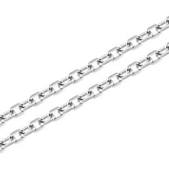 Chaîne ARGENT 925/1000 Forçat diamantée 1.75 mm