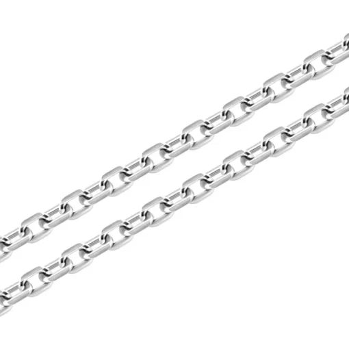 Chaîne ARGENT 925/1000 Forçat diamantée 1.75 mm