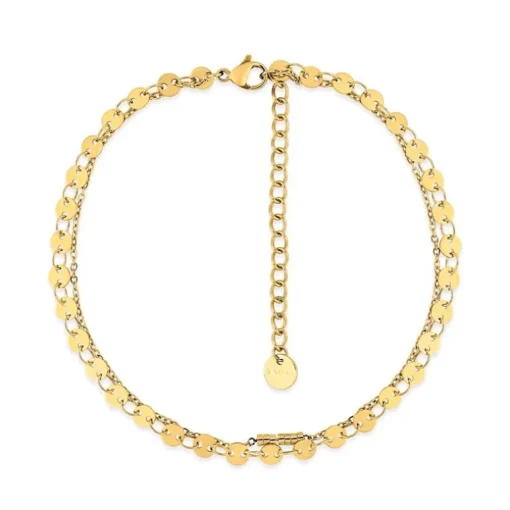 Chaîne Femme Cheville EDORA Acier Doré EDO433957