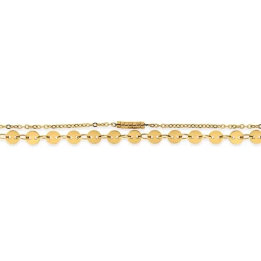 Chaîne Femme Cheville EDORA Acier Doré EDO433957