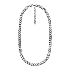 Chaîne Homme 48CM FOSSIL BOLD CHAINS Acier Argenté
