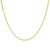 Chaîne Mixte EDORA GOURMETTE DIAMANTÉE 40CM 1.05MM Or 750/1000 Jaune