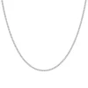 Chaîne Mixte EDORA GOURMETTE DIAMANTÉE 40CM 1.05MM Or 750/1000 Blanc