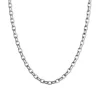 Chaîne Or 750/1000 45CM 1.25MM FORÇAT DIAMANTÉE Blanc Mixte EDORA