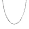 Chaîne Or 750/1000 45CM 1.05MM FORÇAT DIAMANTÉE Blanc Mixte EDORA