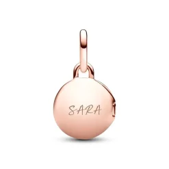 Charm Femme Pandora Moments Pendant Médaillon d’Amour Ouvrable & Gravable 783066C01