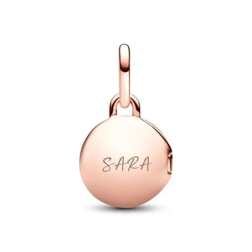 Charm Femme Pandora Moments Pendant Médaillon d’Amour Ouvrable & Gravable 783066C01