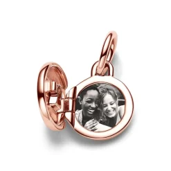 Charm Femme Pandora Moments Pendant Médaillon d’Amour Ouvrable & Gravable 783066C01