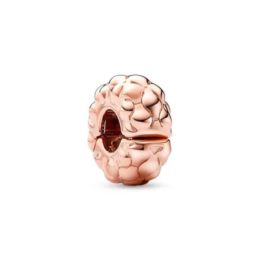 Charm Femme Clip PANDORA CLOUTÉ FIN Doré Rose 14 Carats