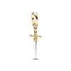 Charm Femme GAME OF THRONES X PANDORA AIGUILLE Doré 14 Carats Argent 925/1000