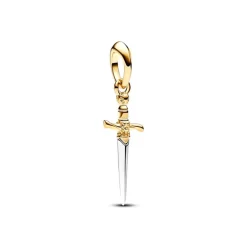 Charm Femme GAME OF THRONES X PANDORA AIGUILLE Doré 14 Carats Argent 925/1000