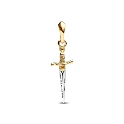 Charm Femme GAME OF THRONES X PANDORA AIGUILLE Doré 14 Carats Argent 925/1000