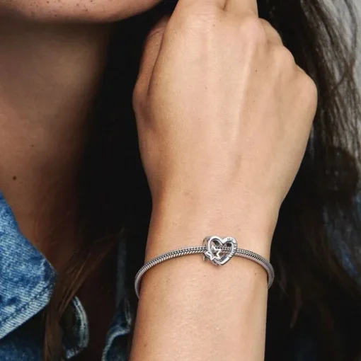 Charm Femme PANDORA AJOURÉ FAMILLE CŒUR ET ÉTOILE Argent 925/1000