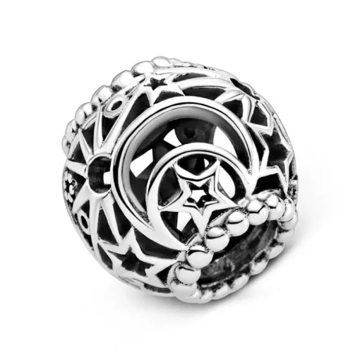Charm Femme PANDORA AJOURÉ SOLEIL, ÉTOILES & LUNE Argent 925/1000