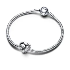 Charm Femme PANDORA AJOURÉ FAMILLE CŒUR ET ÉTOILE Argent 925/1000