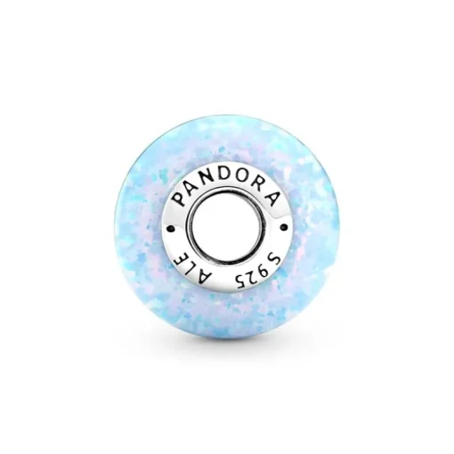 Charm Femme PANDORA BLEU OCÉAN OPALESCENT Argent 925/1000