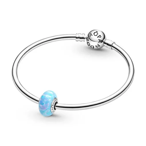 Charm Femme PANDORA BLEU OCÉAN OPALESCENT Argent 925/1000