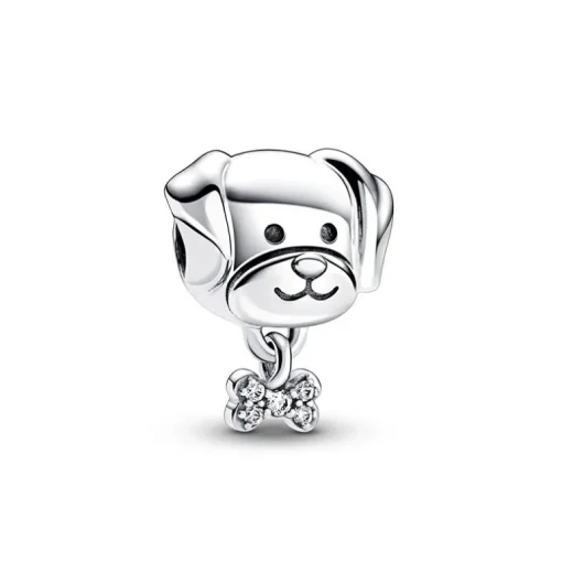 Charm Femme PANDORA CHIEN & OS Argent 925/1000