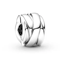 Charm Femme PANDORA CLIP RUBANS POLIS Argent 925/1000