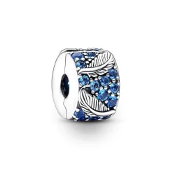Charm Femme PANDORA CLIP PLUME COURBE & PAVÉ Argent 925/1000