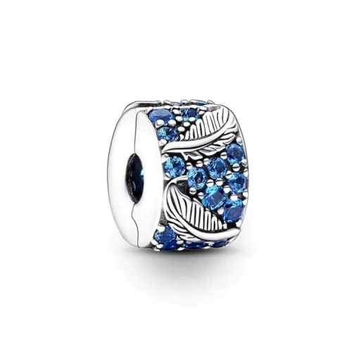 Charm Femme PANDORA CLIP PLUME COURBE & PAVÉ Argent 925/1000
